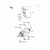 Схема узла: Коленчатый вал для Kawasaki ER650 ER-6N