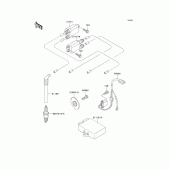 Схема вузла: Ignition system для Kawasaki ZX750 Ninja ZX-7