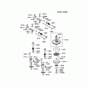 Схема вузла: Повітряний фільтр Kawasaki ZR800 Z800