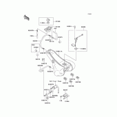 Схема узла: Топливный бак для Kawasaki ZG1200 Voyager XII
