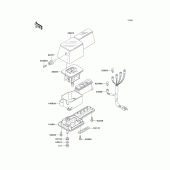Схема вузла: Meter(s) для Kawasaki KL650 KLR650