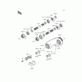 Схема узла: Balancer для Kawasaki KL250 KLR250