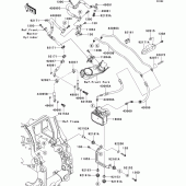 Схема вузла: Brake piping для Kawasaki ZG1400 1400GTR ABS