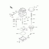 Схема вузла: Комплектуючі карбюратора для Kawasaki EX250 Ninja 250