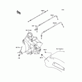 Схема узла: Тросики для Kawasaki VN1700 VN1700 Classic Tourer ABS