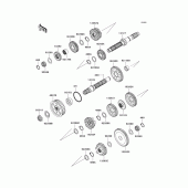 Схема узла: Трансмиссия для Kawasaki VN1700 VN1700 Classic