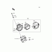 Схема вузла: Meter(s) для Kawasaki EN650 Vulcan S
