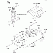 Схема вузла: Suspension для Kawasaki ZR750 Z750