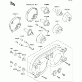 Схема вузла: Head lamp для Kawasaki ZX750 ZXR750