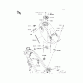 Схема узла: Топливный бак для Kawasaki KLX125 KLX125