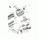 Схема вузла: Fuel Injection для Kawasaki ZX1000 Ninja ZX-10R