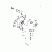 Схема узла: Фара для Kawasaki ZG1200 Voyager XII