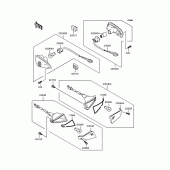 Схема вузла: Поворотники для Kawasaki ZX400 ZZR400