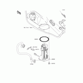 Схема вузла: Паливний насос для Kawasaki ZX1000 Ninja ZX-10R ABS