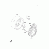 Схема вузла: Генератор для Kawasaki KLV1000