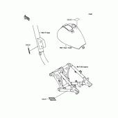 Схема вузла: Інформаційні наклейки для Kawasaki VN400 Vulcan Drifter