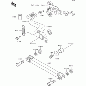 Схема вузла: Лапка гальма для Kawasaki ZR750 Zephyr