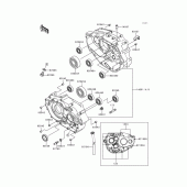Схема вузла: Картер двигуна для Kawasaki KLX300R