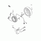 Схема вузла: Генератор для Kawasaki KLX250 KLX250