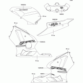 Схема вузла: Decals(blue)(b1h) для Kawasaki ZX1200 Ninja ZX-12R