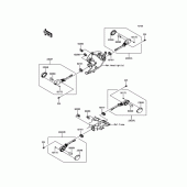 Схема узла: Сигнал поворота для Kawasaki KLX125 KLX125