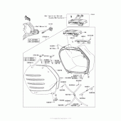 Схема вузла: Аксесуари для Kawasaki ZG1400 Concours 14