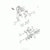 Схема вузла: Кріплення двигуна для Kawasaki EX650 Ninja 650