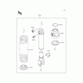 Схема вузла: Амортизатор для Kawasaki KL650 KLR650
