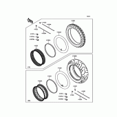 Схема узла: Шины для Kawasaki VN900 Vulcan 900 Classic LT