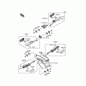 Схема вузла: Поворотники для Kawasaki ZR800 Z800