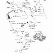Схема вузла: Water pipe для Kawasaki ZR1000 Z1000 ABS