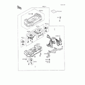 Схема вузла: Meter(s) для Kawasaki ZX600 GPX600R