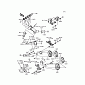 Схема узла: Выхлопная система для Kawasaki ZX1400 ZZR1400 ABS