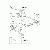 Схема узла: Топливный бак для Kawasaki VN1700 Vulcan 1700 Classic