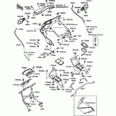 Схема вузла: Cowling(1/3)(zg1000-a7) для Kawasaki ZG1000 1000GTR