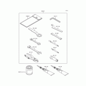 Схема вузла: Owners tools для Kawasaki KMX125