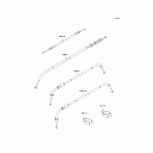 Схема узла: Тросики для Kawasaki EJ800 W800