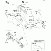 Схема узла: Топливный бак(1/2) для Kawasaki VN1700 VN1700 Classic ABS
