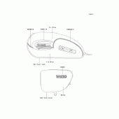 Схема вузла: Наклейки (blue/blue; EJ650-A6) для Kawasaki EJ650 W650