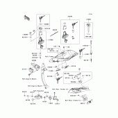 Схема вузла: Замок запалювання для Kawasaki ZX1000 Z1000SX