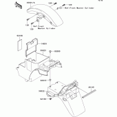 Схема узла: Крыло для Kawasaki ZR1200 ZRX1200