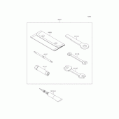 Схема узла: Owner\'s tools для Kawasaki KL110 KSR PRO