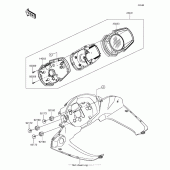 Схема вузла: Meter(S) для Kawasaki ZX1000 Ninja 1000 ABS