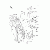 Схема узла: Battery case для Kawasaki ZX1400 ZZR1400