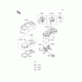 Схема вузла: Meter(s) для Kawasaki EX250 Ninja 250