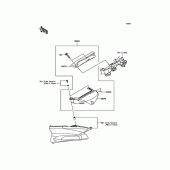 Схема вузла: Аксесуари для Kawasaki ZX1400 Ninja ZX-14R ABS