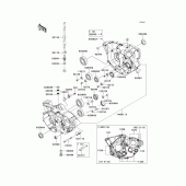 Схема вузла: Картер двигуна для Kawasaki KX250/ KX252 KX250F