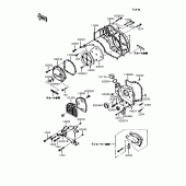 Схема узла: Крышка двигателя для Kawasaki ZX900 GPZ900R