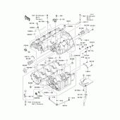 Схема узла: Картер двигателя для Kawasaki ZR800 Z800