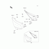 Схема узла: Side covers для Kawasaki ZG1200 Voyager XII